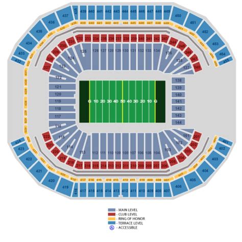 Ring of Honor Seats are located in the front rows of each 400 Level section. . State farm stadium ring of honor seats